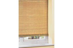 Simple Value Bamboo Roller Blind - 2ft - Natural.